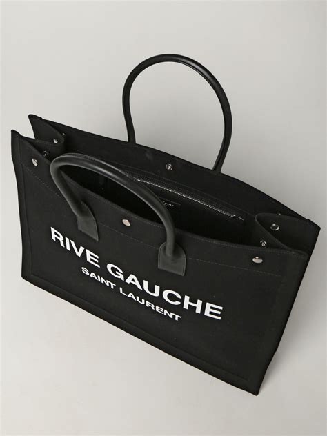 ysl give rauche bag|Saint Laurent Rive Gauche Tote Bag in Canvas .